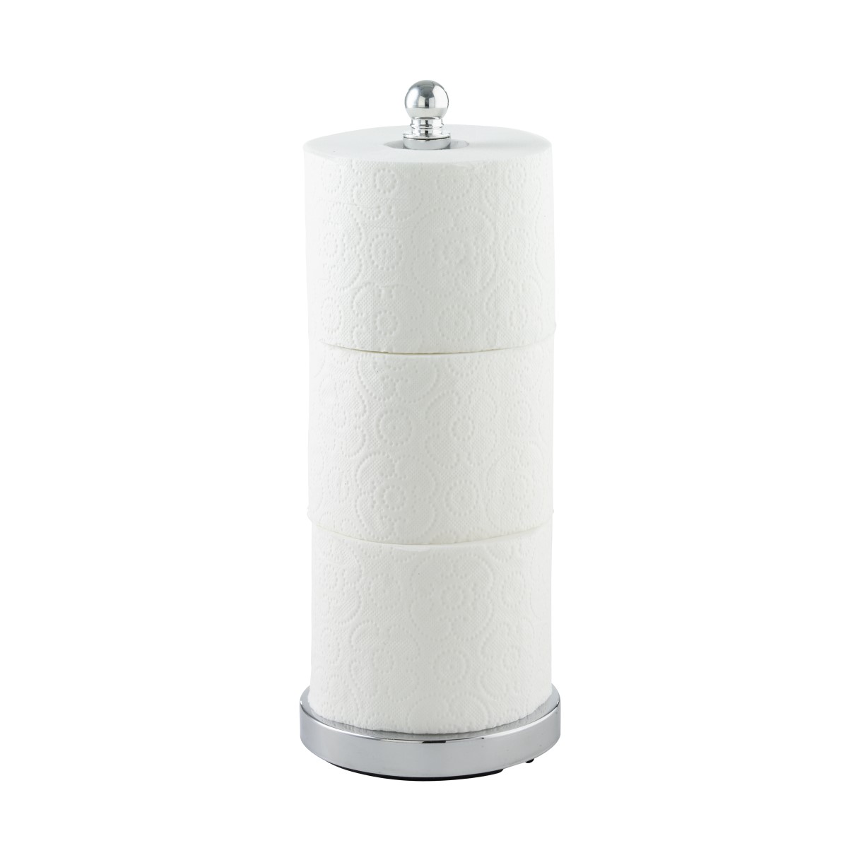 Portarrollos de pie para papel higiénico de acero inoxidable