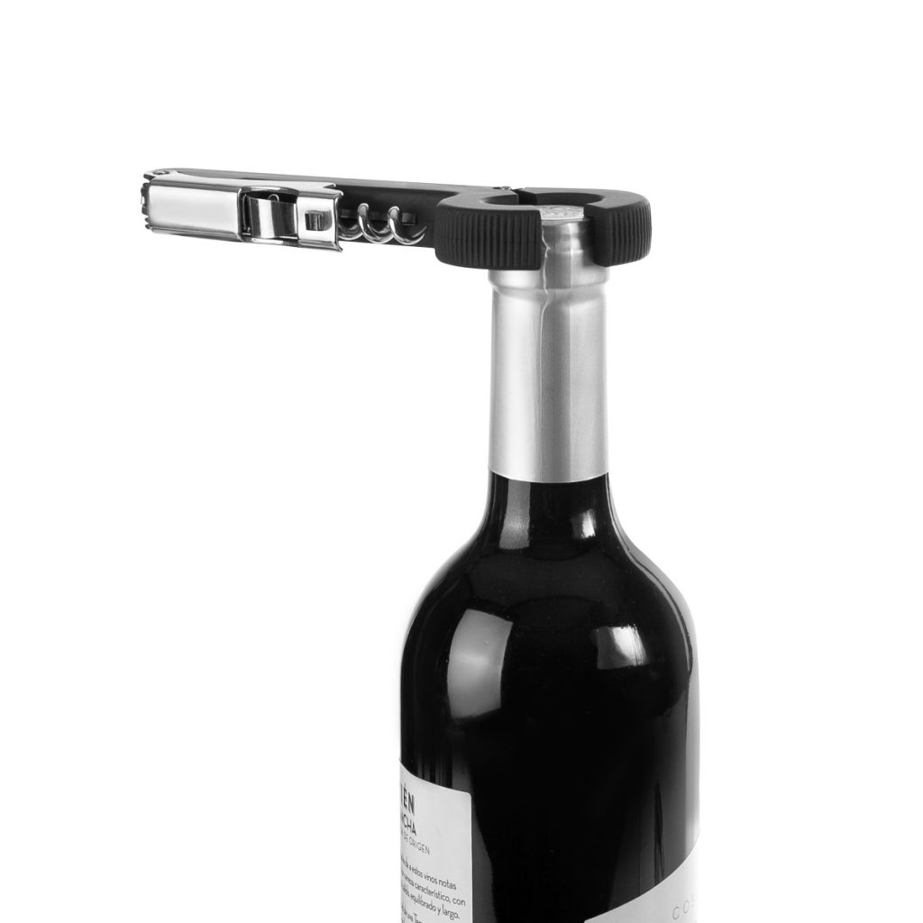 Double support corkscrew with decapping device - Image 5