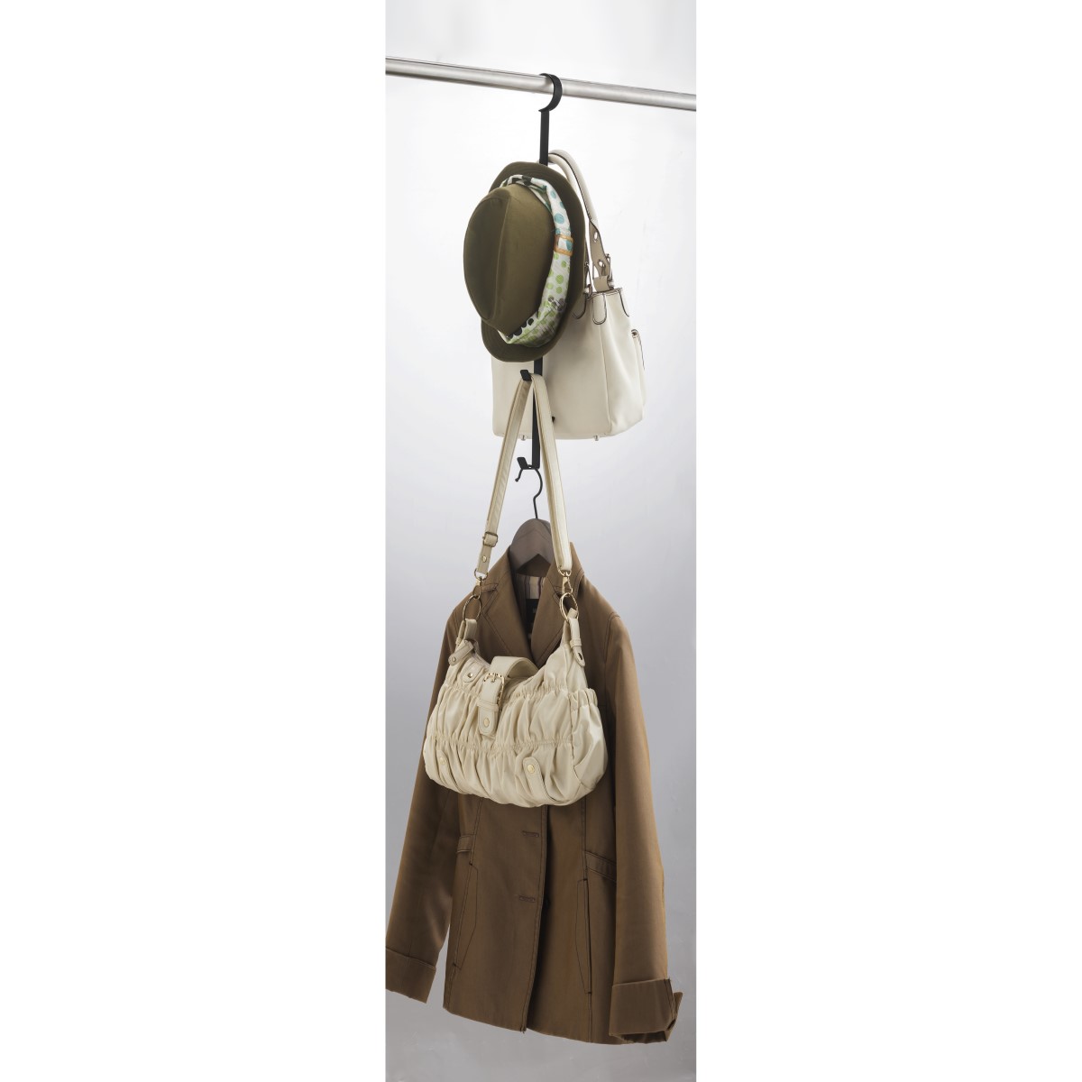 Multipurpose closet hook