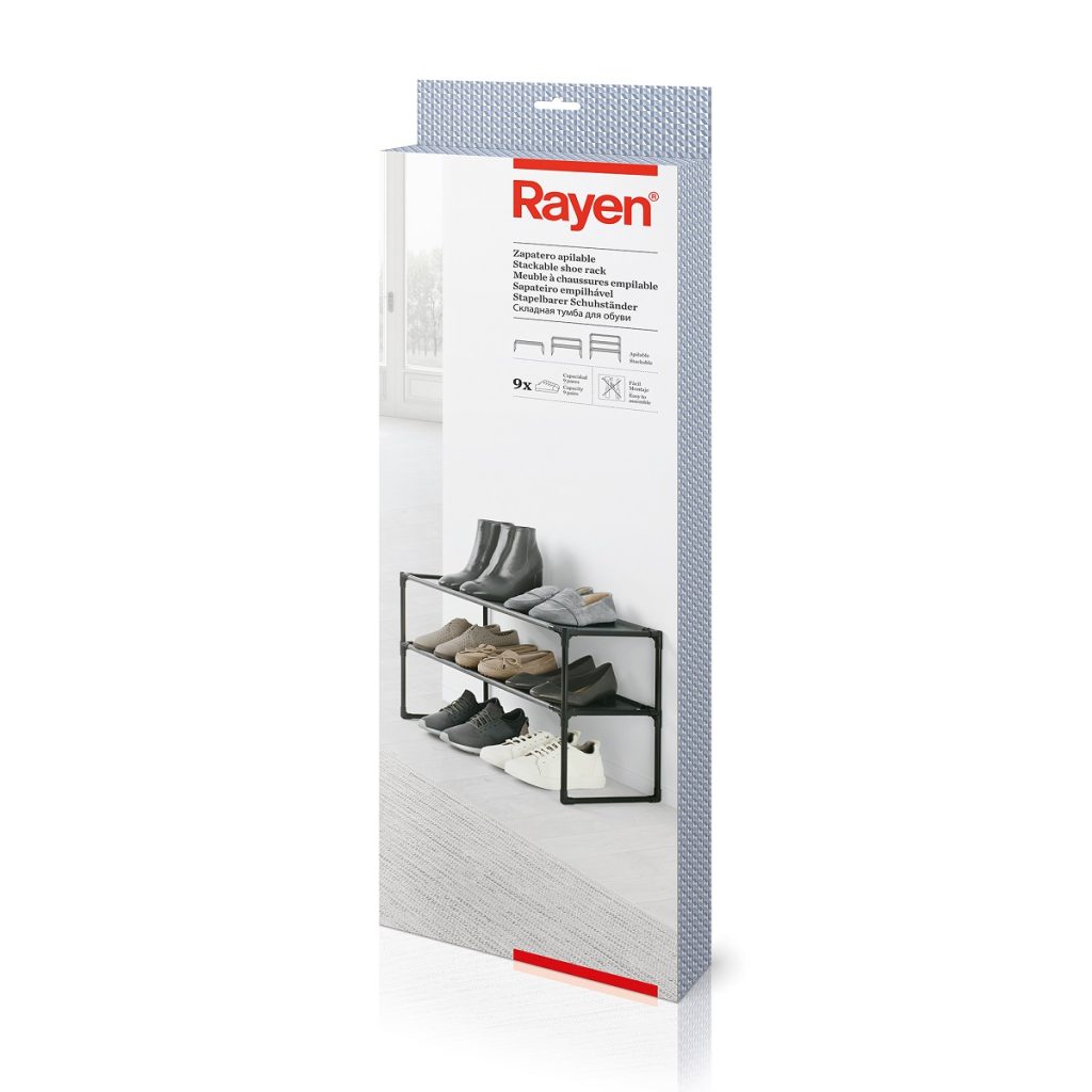 Stackable 2-level shoe rack - Image 2